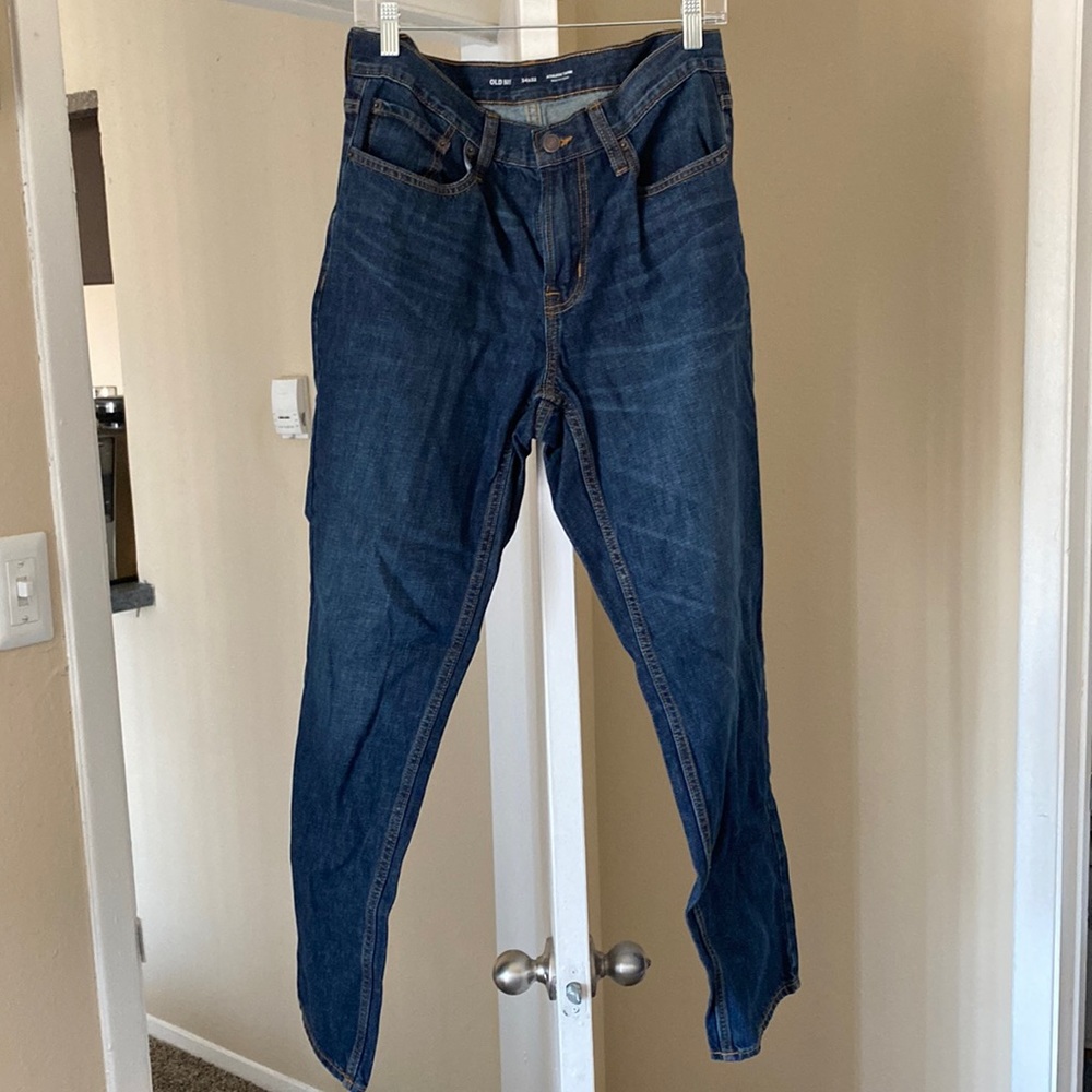 Brand new never worn old navy jeans size 34x32 athletic taper
